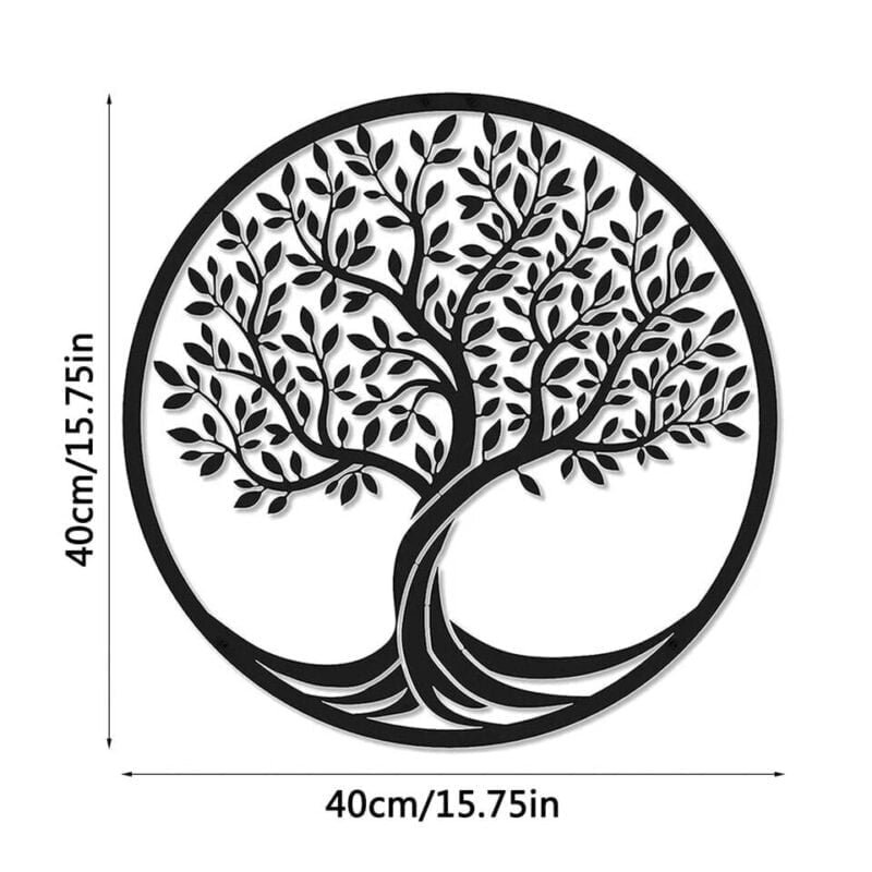 arbre de vie decoration murale metal 5