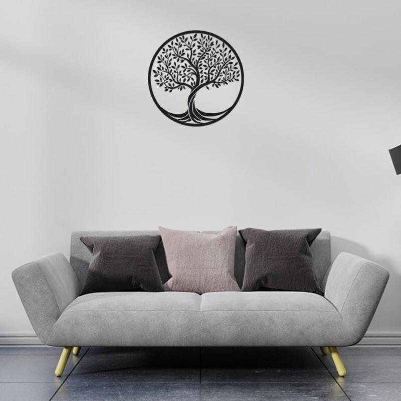 arbre de vie decoration murale metal 6