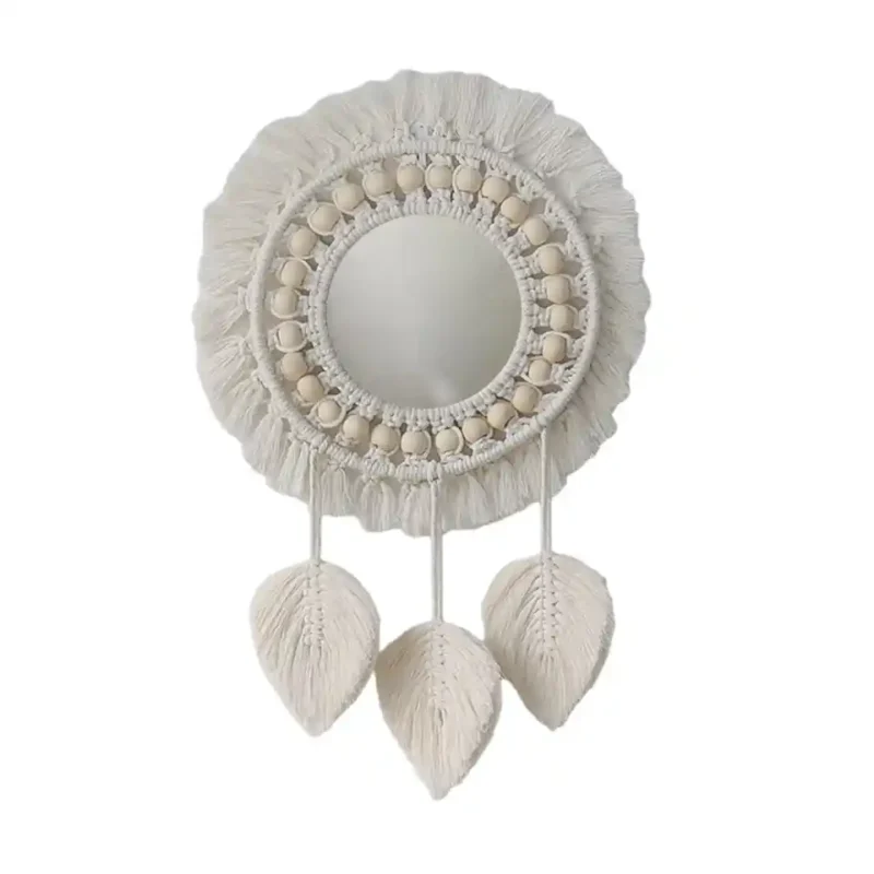 decoration murale macrame miroir 8