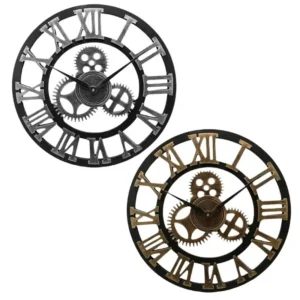 horloge murale style industriel